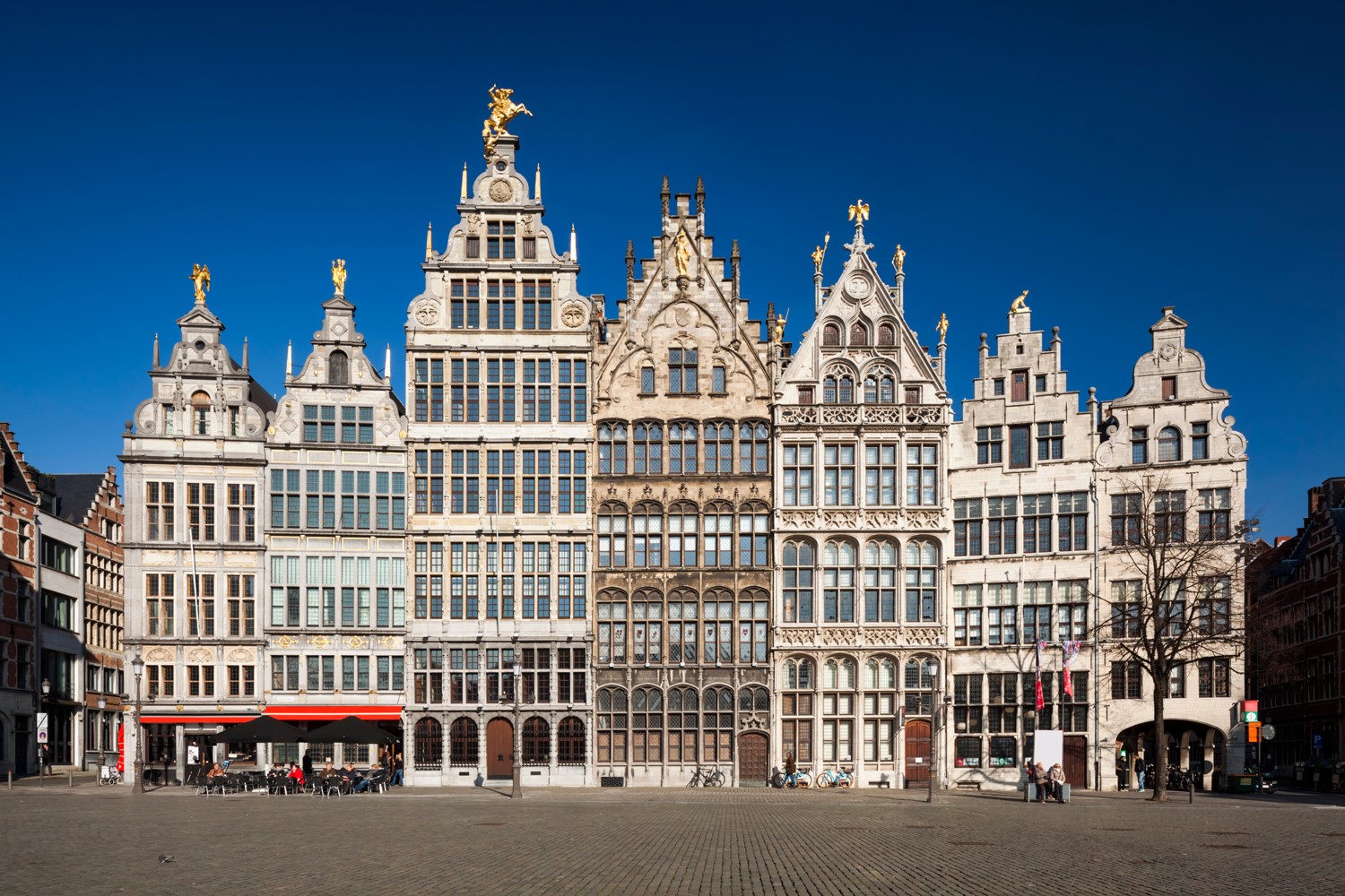 View of Building in Antwerp Belgium