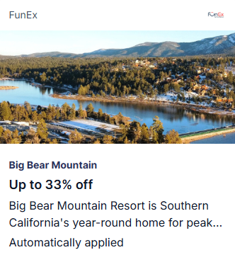Big Bear offer