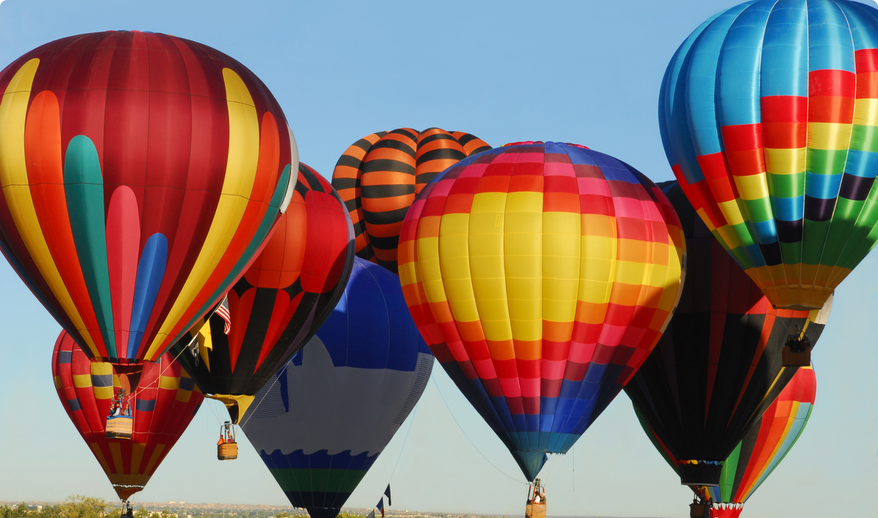 Usa New Mexico Albuquerque Balloon Fiesta Hot Air Balloons
