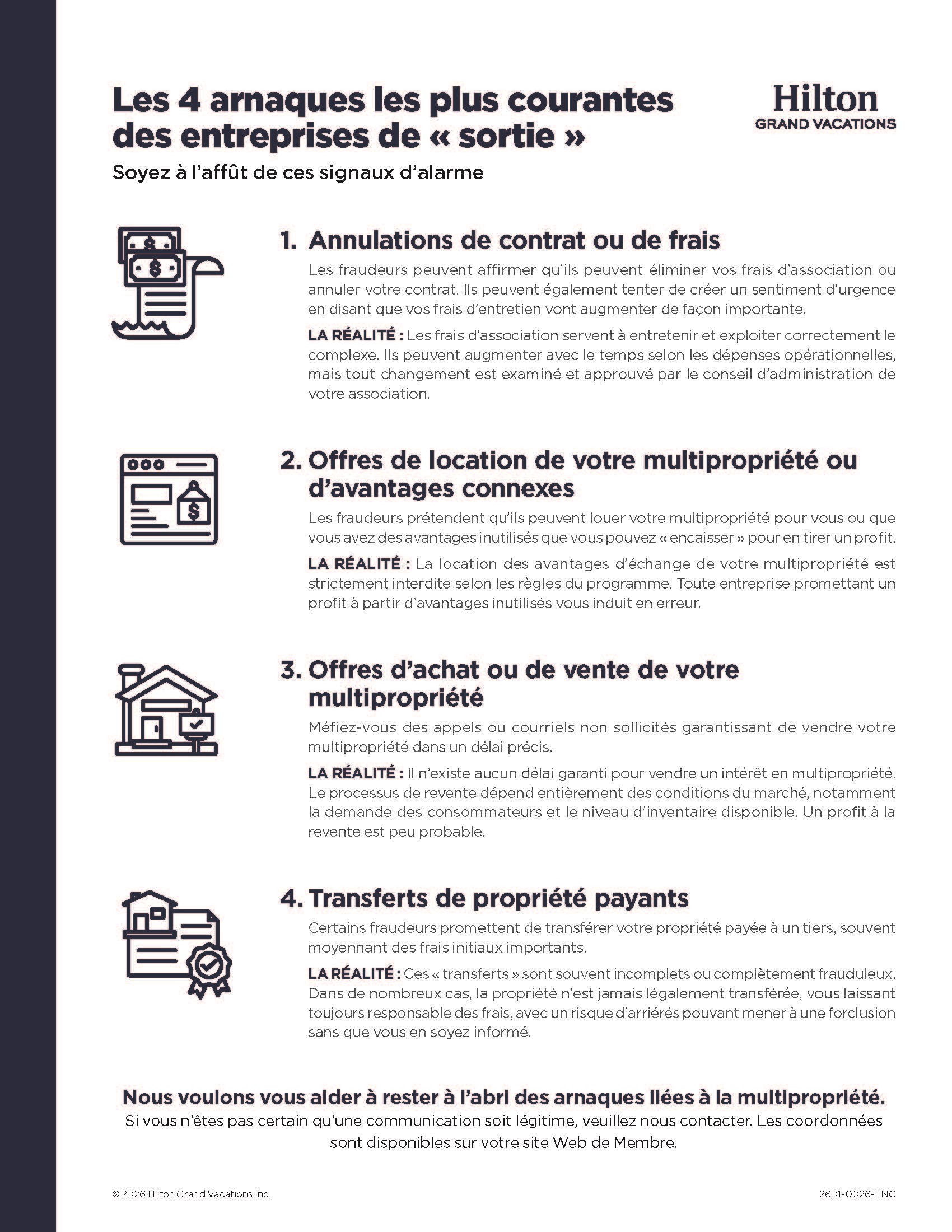 Types of Timeshare Fraud Communications