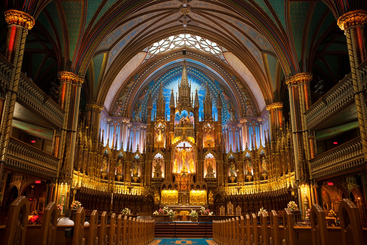 Ornate church interior