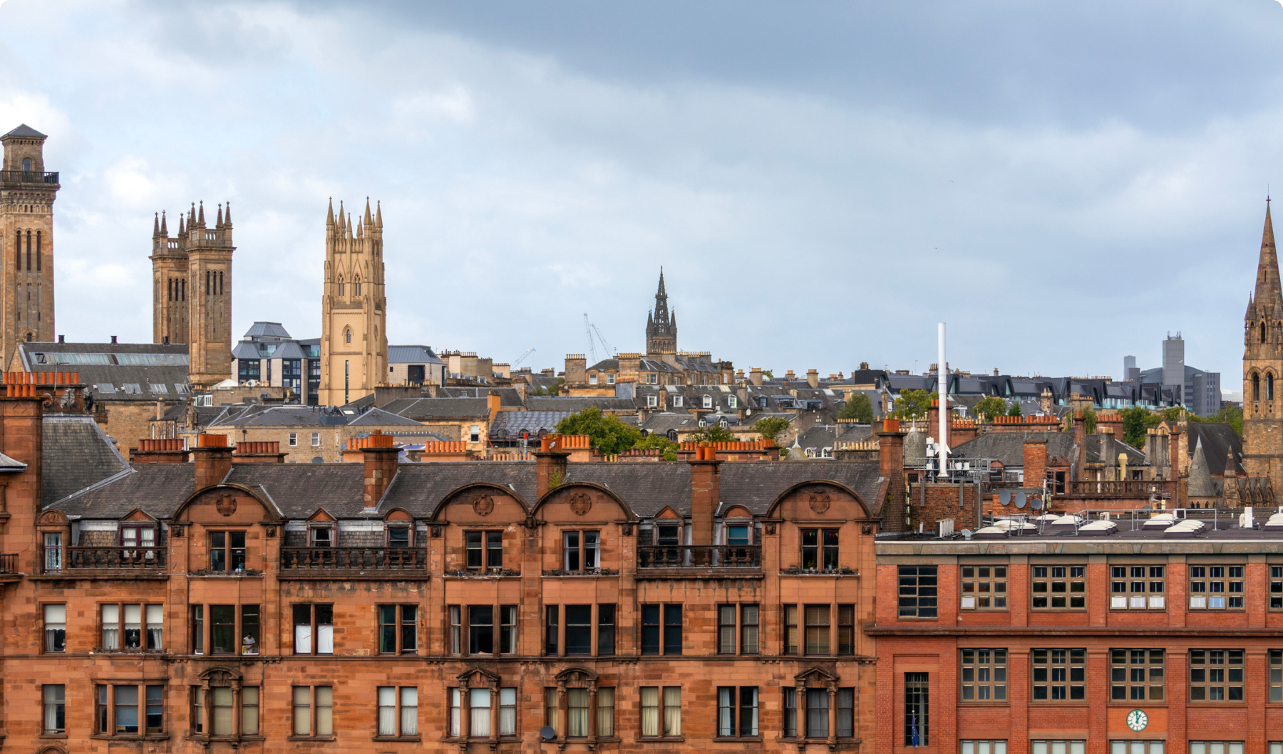 Uk Glasgow Cityscape