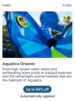 Aquatica offer