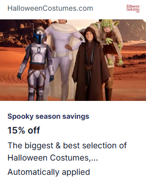 Halloween offer