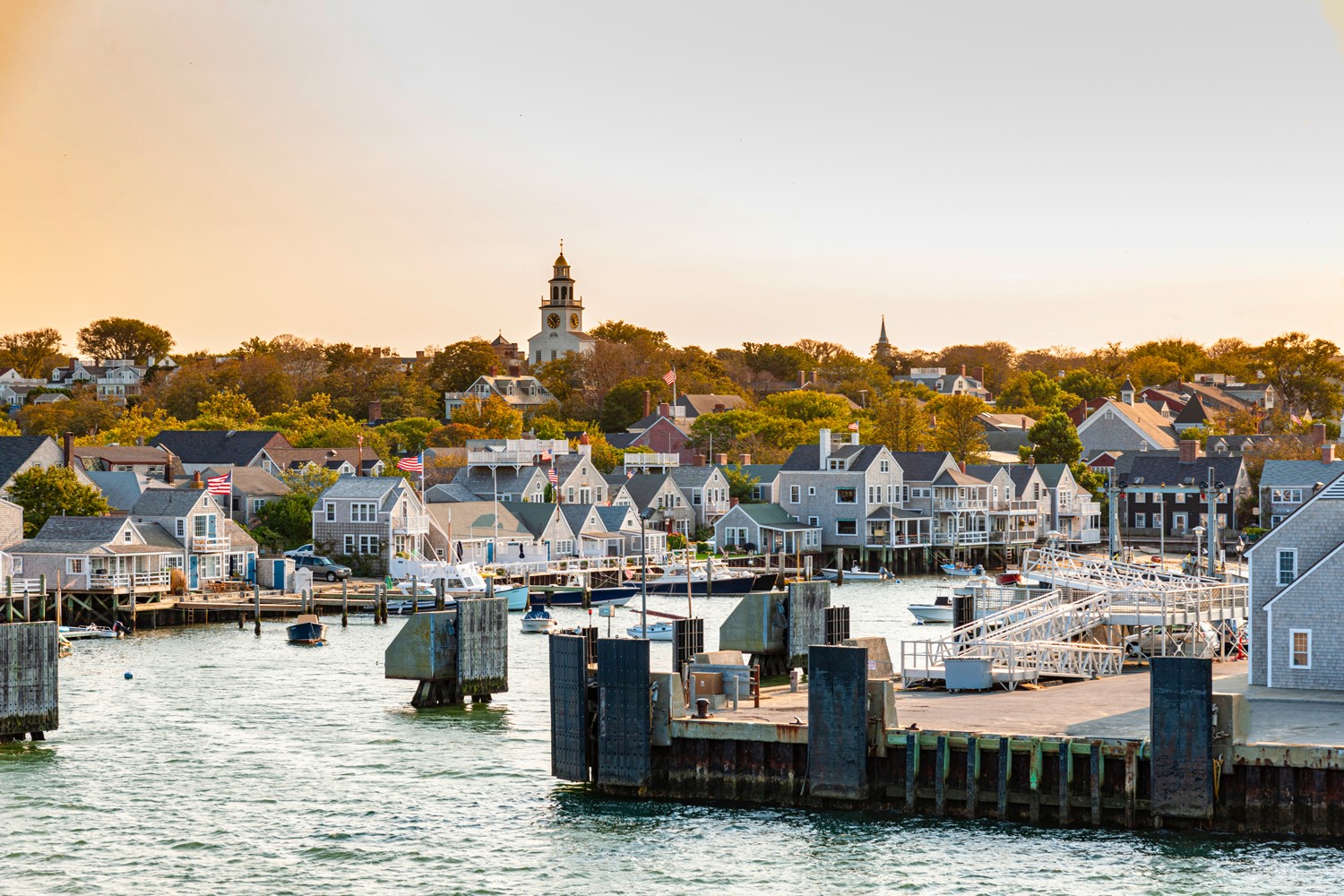 Harbor town on Nantucket