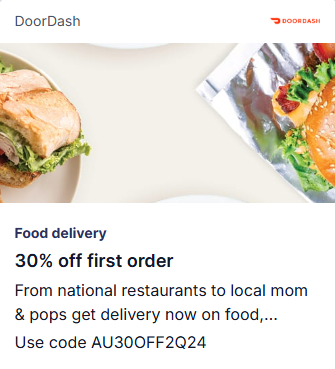 DoorDash offer